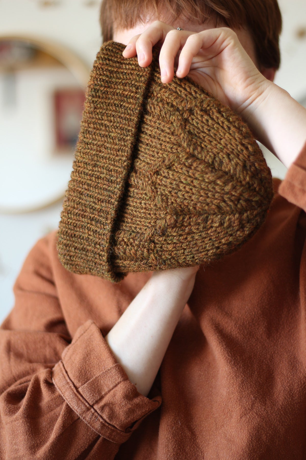 Grass whispers beanie