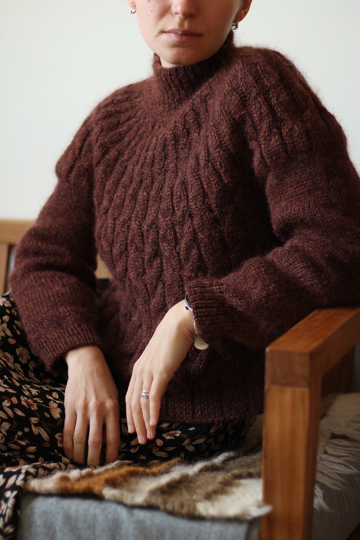 トップス TTT_MSW 21AW WOOL PULLOVER KNIT Purpurea – Teti's knit garden