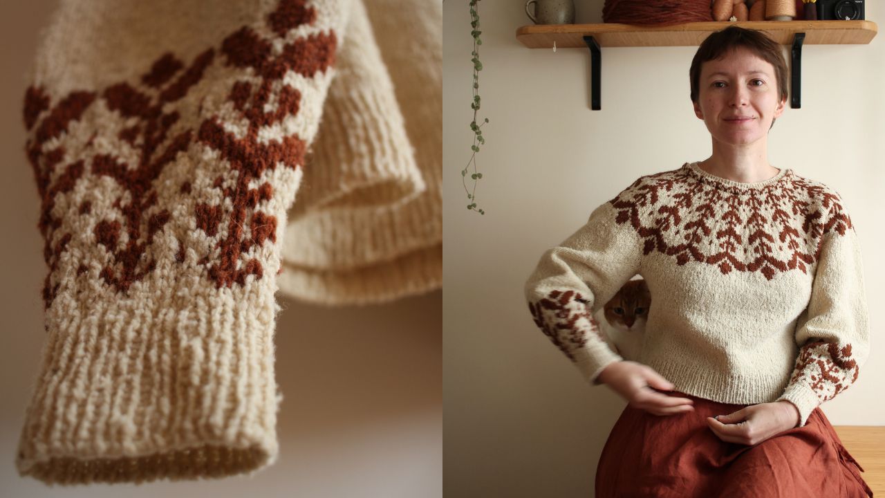 Knitting pattern Brusca pullover by Teti Lutsak