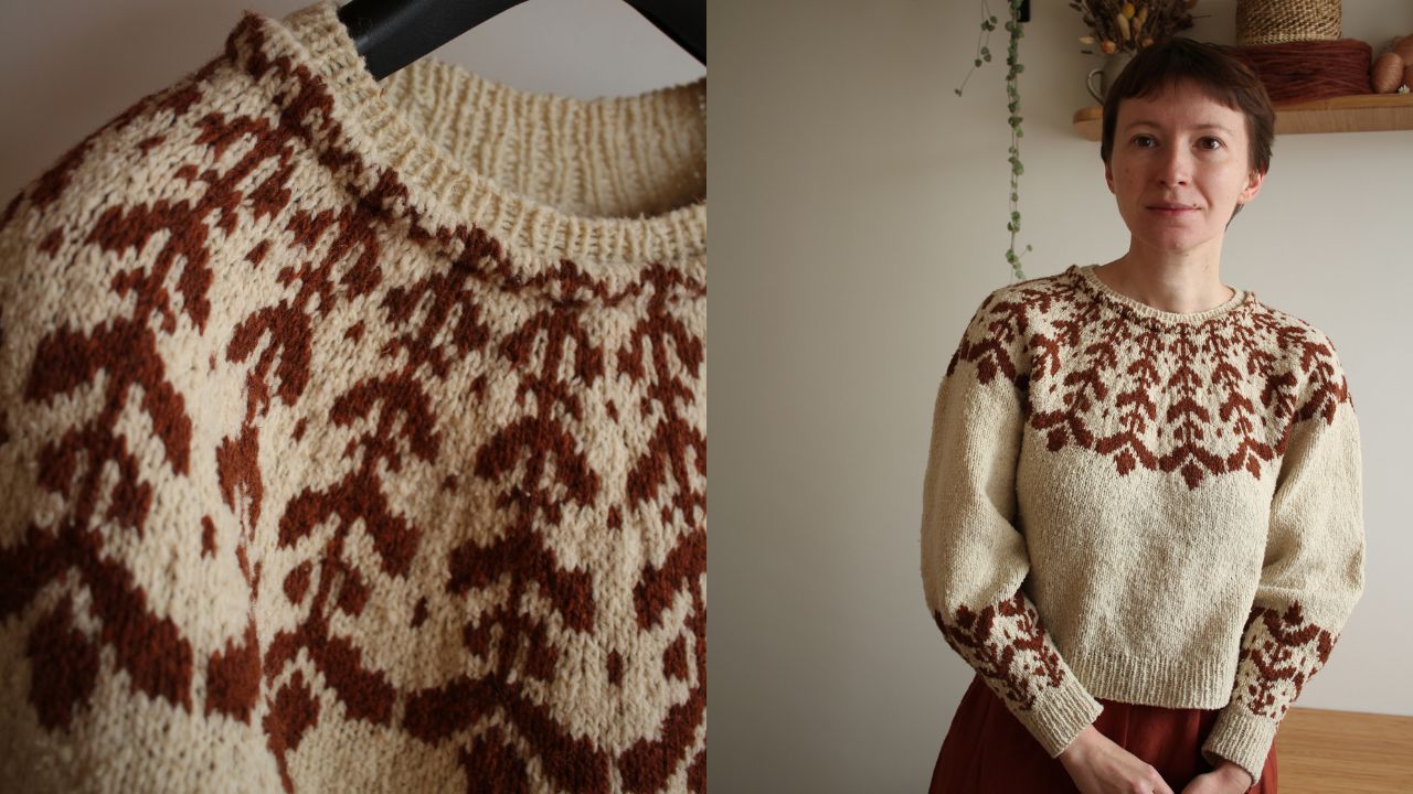 Knitting pattern Brusca pullover by Teti Lutsak