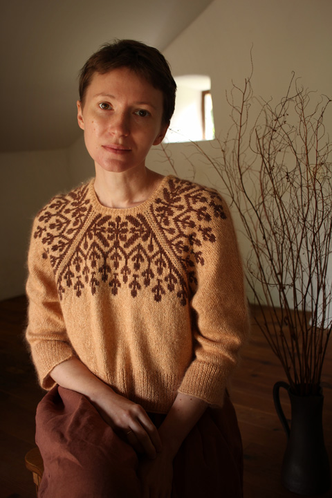 Candelaria blouse, Ito yarn