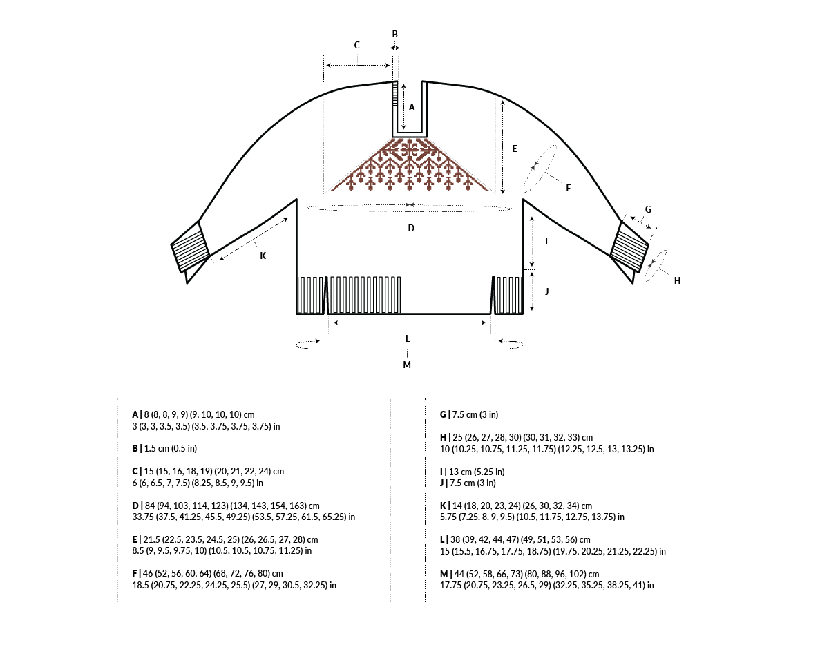 Knitting pattern Candelaria blouse by Teti Lutsak