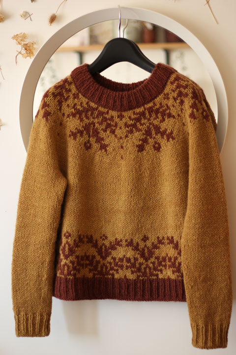 The Glenview Sweater, Shilasdair yarns