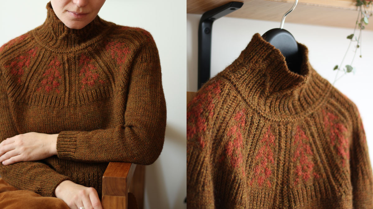 Grass whispers pullover #4