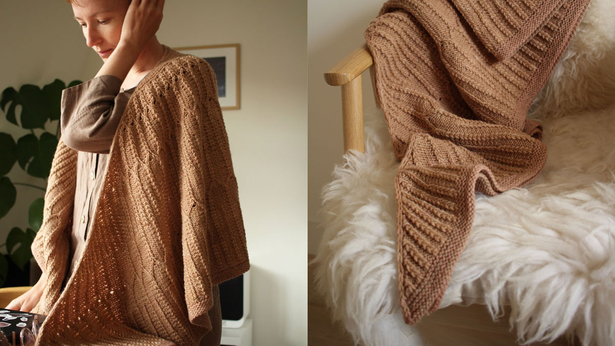 Knitting pattern Javelin shawl by Teti Lutsak