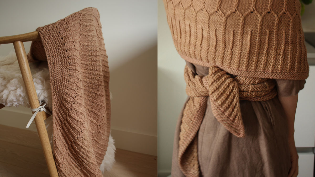 Knitting pattern Javelin shawl by Teti Lutsak