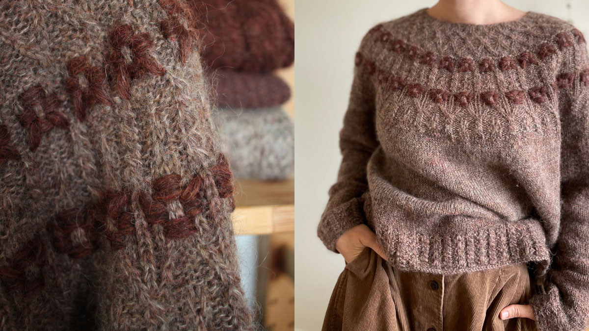 Knitting pattern Laneus pullover by Teti Lutsak