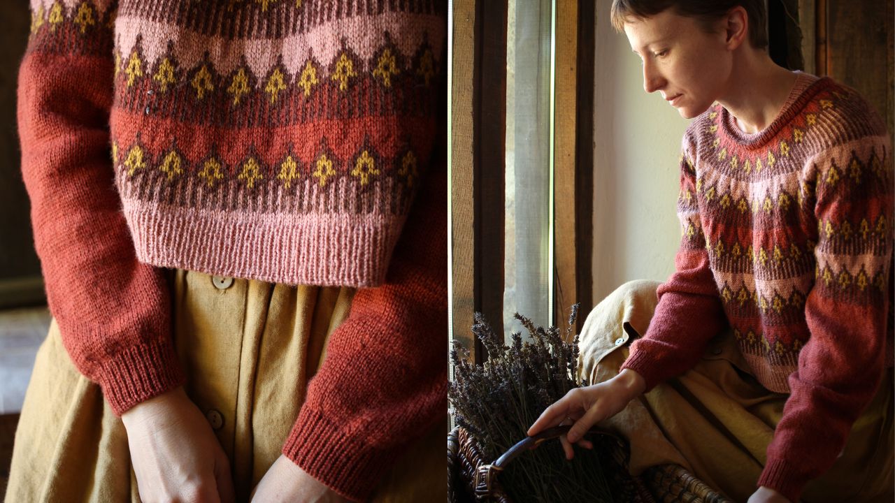 Knitting pattern Mokosh pullover by Teti Lutsak