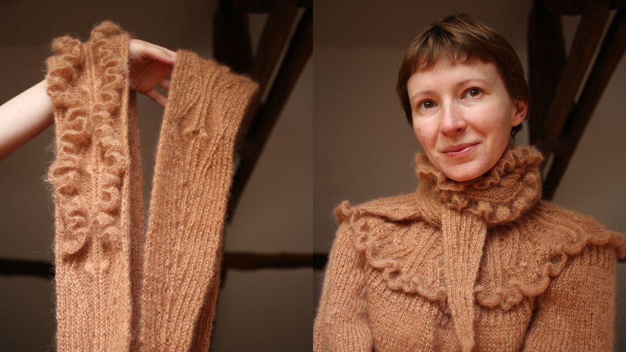 Knitting pattern Parnassia shawl by Teti Lutsak