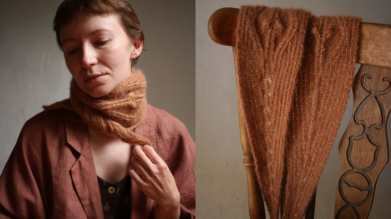 Knitting pattern Parnassia shawl by Teti Lutsak