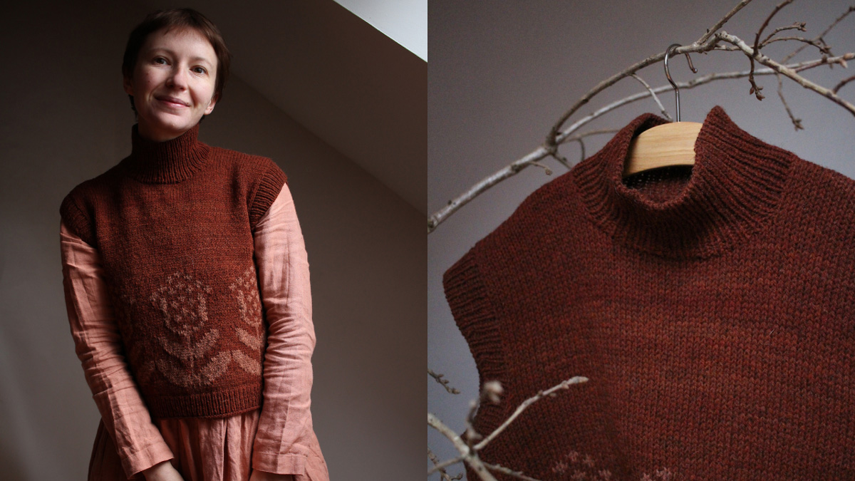 Knitting pattern Polina vest by Teti Lutsak