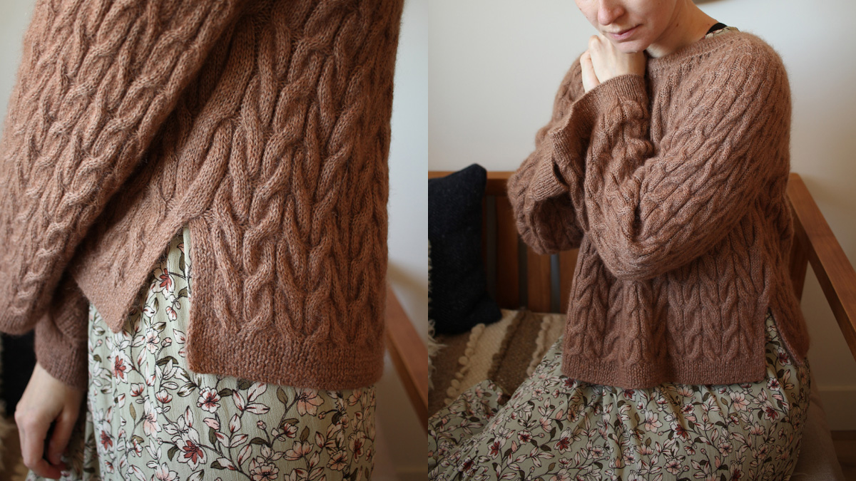 Knitting pattern Purpurea sweater (light) by Teti Lutsak